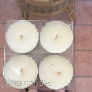 Set of 4 tealight candles